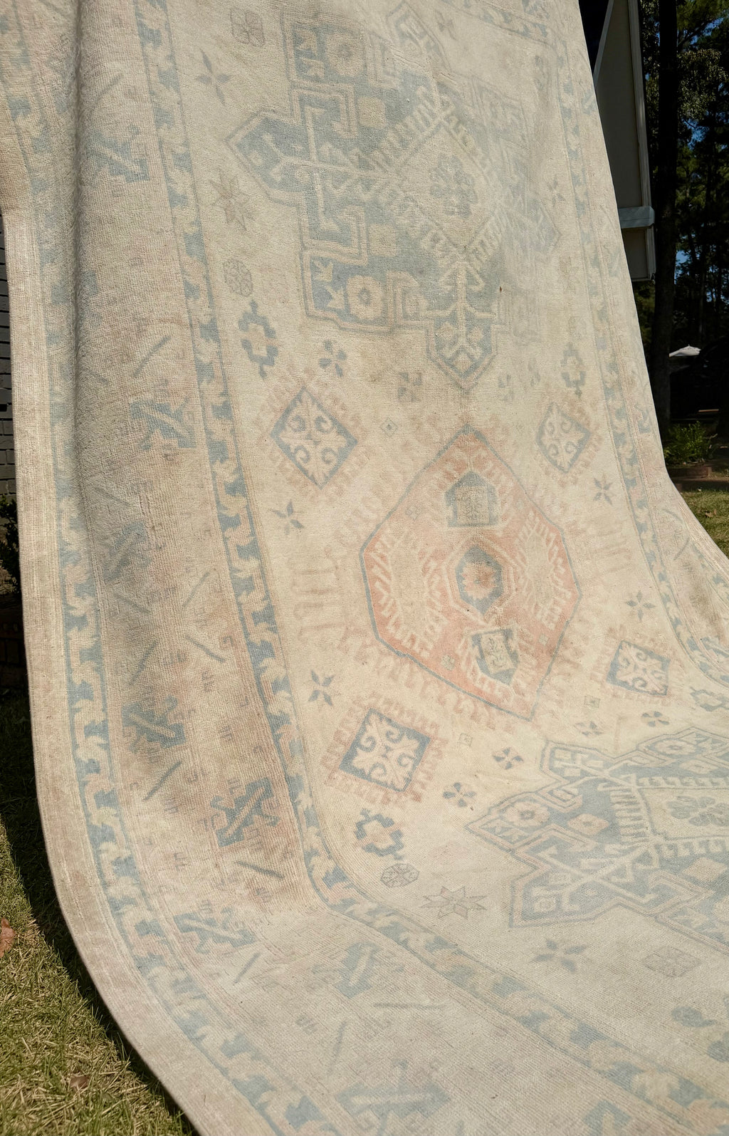 Vintage Turkish Rug, 11'3" x 7'
